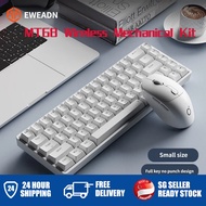 EWEADN MT68 Wireless Bluetooth Dual-Mode Keyboard 68 Key Layout Free Conflicts Keyboard Mouse Combo