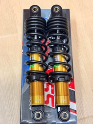 โช๊ค YSS แท้ รุ่น DTG PLUS สี แดง ดำ สำหรับใส่รถYAMAHA รุ่น Fin115i Spark115i ความสูง 280mm