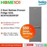 Beko 2 Door Bottom Freezer Fridge 423L RCNT415E50VZP