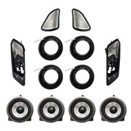 Car LED Speaker For BMW G20 3 Series Front Door Glow Tweeter Mid Luminous Night Light Trim Audio Spe