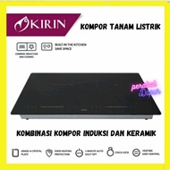 PROMO- KOMPOR TANAM LISTRIK INDUKSI KIRIN 2 TUNGKU INDUCTION COOKER KIC 2502H
