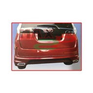 Perodua Alza (2014 Facelift ONLY) OEM Rear Back Bumper Skirt With Chrome Cover Lower PU Bodykit - Raw Material Rubber