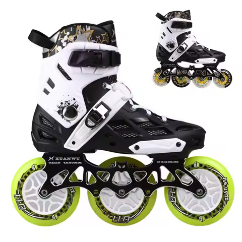 3 Wheel / 4 Wheels Inline Skates Xuanwu Roller Slalom Skate Convert to Inline Speed Skates Frame Bas