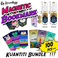 (KUANTITI  BUNDLE) Magnetic bookmark/Penanda buku bermagnet/Bookmark/doorgift/cenderahati/penanda Al