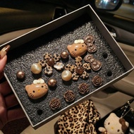 Leopard Print Ballet Shoes Hole Shoes Accessories Shoes Flower Decorative Buckle Buckle diy Accessor
