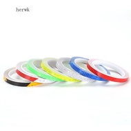 HERWK Motorcycle Bicycle Accessories Wheel Sticker Reflective Strip MTB Bicycle Bike Body Adhesive Tape Reflective Tape Bike Reflective Stickers Fluorescent