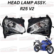HEAD LAMP ASSEMBLY [LED] YAMAHA YZF R25 V2 HEADLAMP R25 V2 LAMPU DEPAN R25 V2 R25M