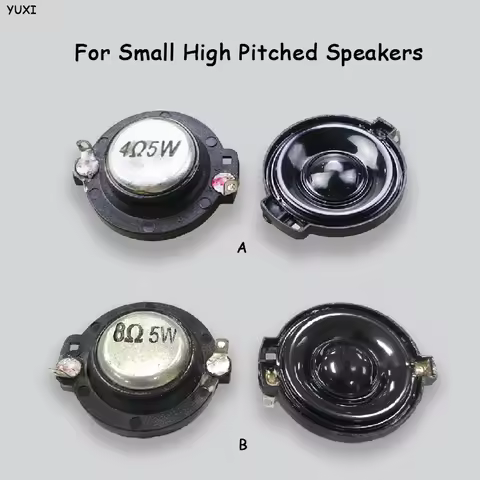 YUXI 2PCS Small High Pitched Speaker For 30mm 31mm 3cm 4 Euro 5W/8 Euro 5W Portable Audio Vibration 