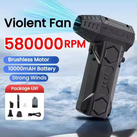 X11 Air Blower Strong Airflow Brushless Fan Jet Blower Wireless Dust Blower Ctype Rechargeable Compr