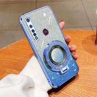 Motorola Moto G8/G8 Play/G8 Plus/G8 Power/G9 Play/G9 Plus Case2-in-1 Transparent Glitter Shockproof 
