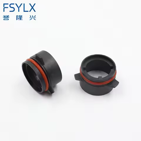 FSYLX 2pcs Car D2 HID Xenon headlight bulb Adapter Socket For BMW E39 3 Series HID Xenon lamp D2 D2S
