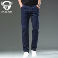 EAGLADE Casual Stretch Denim Pants 982 in Blue C03