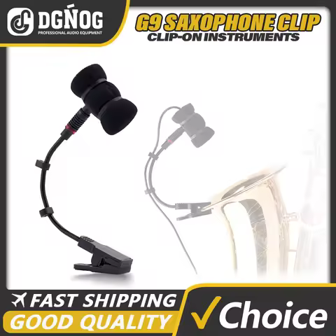 G9 Musical Instrument Condenser Microphone Universal Stand Clip Durable Mini Shock Mount for Saxopho