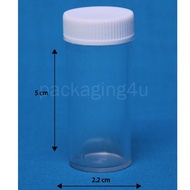 15 g -1/2oz Pill box Clear (70-144pcs) Botol Ubat kosong/Bekas Kapsul(+/-8 capsules )