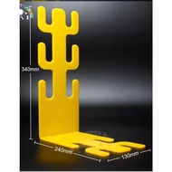 L-Shaped Anesthesia Breathing Circuit Bracket Holder - Custom Acrylic Threaded Hose Support for Clin