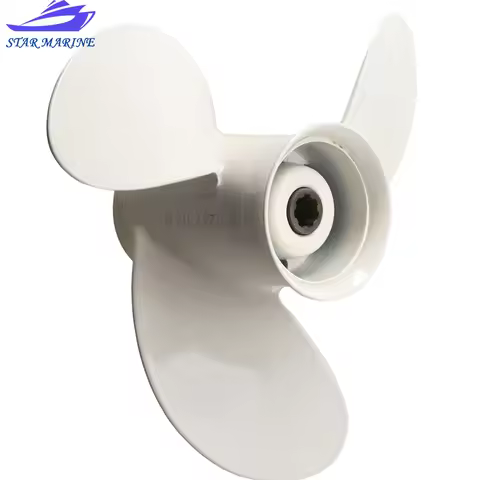 6G1-45943-00-El Propeller For Yamaha 6Hp 8 1/2 X7 1/2 Boat Motor Screw Marine 7 Spline 6G1-45943-00-