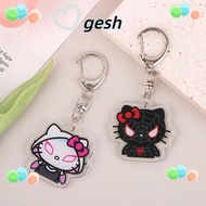 GESH1 Keychain, Hello Kitty Acrylic Keyring,  Kawaii Spiderman Sanrio Bag Pendant School Bag Pen Bag
