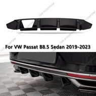 For Volkswagen Passat B8.5 Passat B8 Facelift 2019-2022 Maxton Style Rear Valance Rear Bumper Diffus