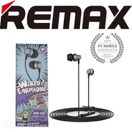 [ORIGINAL] GENUINE REMAX RM-512 3.5MM WIRED MUSIC STEREO EARPHONE HEAVY BASS IN EAR HEADSET METALLIC