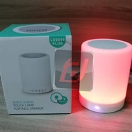 Portable touch lamp with bluetooth speaker