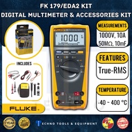 Fluke 179 Digital Multimeter with EDA2 Accessories Kit | True-RMS | 12 Month Warranty | 179/EDA2 KIT