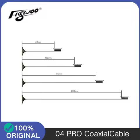 DJI O4 Pro Coaxial Cable 60-200mm Lengths, Replacement Antenna Cable for FPV Drone Air Unit Flywoo