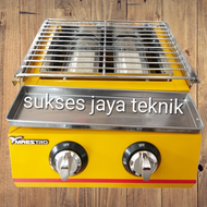 kompor pemanggang sosis bbq BBQ maestro/gas roaster 2 tungku MT K 111
