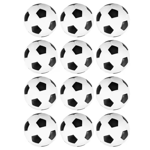12Pcs 36Mm Table Soccer Balls Foosball Replacement Balls for Home School Rainy Day Play Sturdy Plast