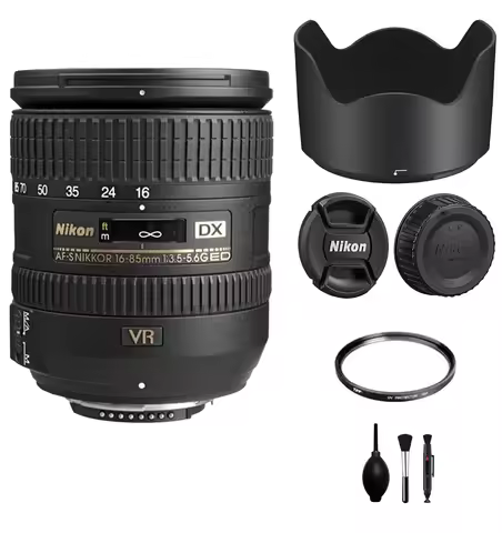 Nikon AF-S DX NIKKOR 16-85mm f/3.5-5.6G ED VR LENS