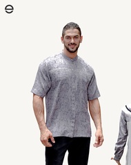 Sarimbit Keluarga Muslim Ethica Elfa 263 Mood Indigo Baju Couple