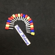 Empty battery head E 6012 random color (100 pieces)