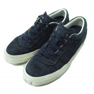 二手 CONVERSE ONE STAR CC PRO 麂皮運動鞋 (155625C) US5 (24cm) 海軍藍配鼠尾草色 Elsesser 鞋跟。