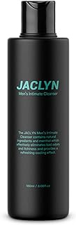 JACLYN Men Body Armpit Natural Menthol Cooling Intimate Cleanser Male Genital Wash PH5.2 Gel, 180ml (6.08 fl. oz)