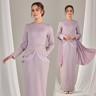 HIJABISTAHUB NAYARA KURUNG Baju kurung mini moden 2 layered sulam manik embroidery baju raya 2026