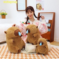 Miniso Runny Nose Capybara Plush Toys Cartoon Anime Doll Soft Smooth Creative Bedroom Doll Dormitory Toy Girl Birthday Gift