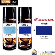 Samurai H201 Honda Azura Blue 2 Coat System Spray Paint 400ml UCH201 TCH201