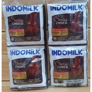 MURAH Susu Indomilk Swiss Choco 1renceng 6 Sachet 37gr / Susu Indomilk / Susu