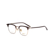 April Eyeglass Frames Model AP-Cactus: C4 SIZE 51 MM. (Brown-Rose Gold) **1 Year Warranty From The B