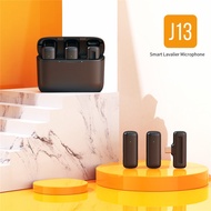 J13 Wireless Lavalier Microphone Portable Audio Video Recording Mini Mic Live Broadcast Gaming Phone