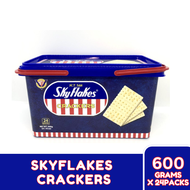 Skyflakes Crackers 600 Grams Philippine Snacks Biscuits Soda Crackers My San Skyflakes Series Packag