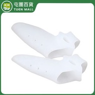 白色 [1對裝] 外反拇趾保護套 拇指外翻腳趾分離器 腳趾矯正器 [平行進口]