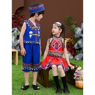 Children Children's Ethnic Costumes Girls' Miao Ethnic Costumes Ethnic Minority Ethnic Boys Hani Eth