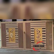 plat plasma cutting 15mm 20x80cm ornamen pintu pagar besi kanopi tempa klasik