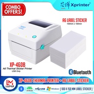 Xprinter 460B Airway Bill Printer + A6 Sticker Paper Included (USB+BLUETOOTH)