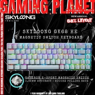คีย์บอร์ด SKYLOONG GK68 HE Gateron Magnetic Switch PBT keycaps Rapid Trigger snaptap SOCD