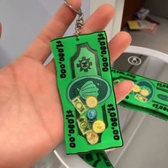 【Ready stock】创意海绵宝宝比奇堡货币迷你金币摇摇乐挂件亚克力钥匙扣送闺搞笑Creative SpongeBob Bitchburg Coins Mini Gold Coinsailaila