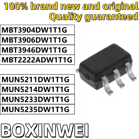 10PCS MBT3904DW1T1G MBT3906DW1T1G MBT3946DW1T1G MBT2222ADW1T1G MUN5211DW1T1G MUN5214DW1T1G MUN5233DW