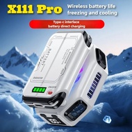 X111 Pro Mobile Phone Magnetic Semiconductor Coolng Radiator 7 Speed Control Built-in 1800mah Batter