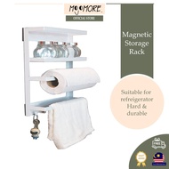 Mojomore Magnetic Rack For Refrigerator and Kitchen Cabinet, Strong Suction Magnet Rack