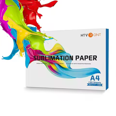 HTVRONT 150 Sheets A4/A3（US）8.5 x 11in Sublimation Paper Heat Transfer Paper for Inkjet Printer T-sh